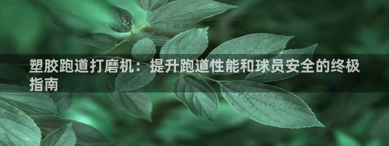 凯时kb88公司简介：塑胶跑道打磨机：提升跑道性能和