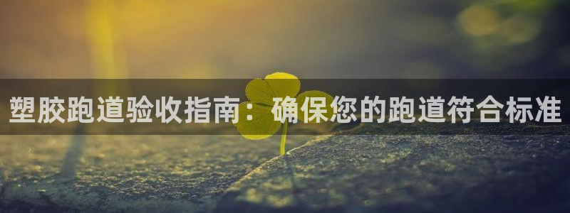 尊龙体育直接访问agbaofu.wang|ag暴富网：塑胶跑道验收指南：确保您的跑道符合标准