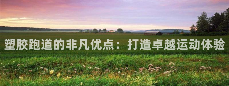 尊龙凯时总部在哪里：塑胶跑道的非凡优点：打造卓越运动体验