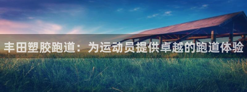 尊龙凯时手机版·(中国)官方网站：丰田塑胶跑道：为运