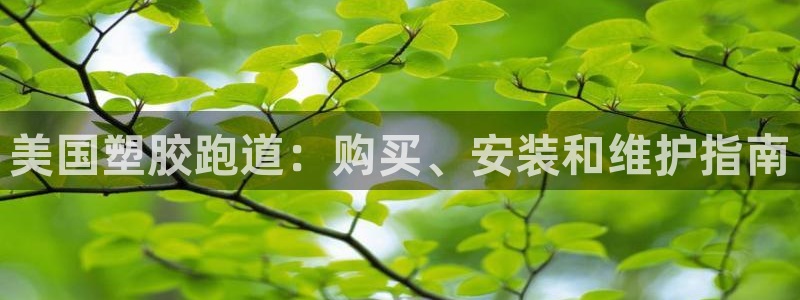 尊龙这个平台怎么样：美国塑胶跑道：购买、安装和维护指南