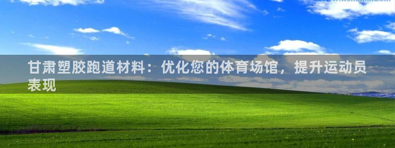 凯时k66登录：甘肃塑胶跑道材料：优化您的体育场馆，