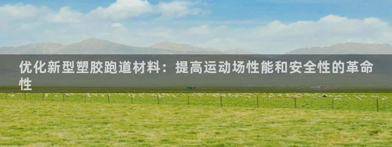 尊龙凯时是大平台吗：优化新型塑胶跑道材料：提高运动场性能和安